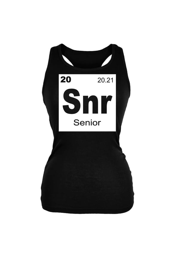 Senior Periodic Table 2021 Graduation Juniors Soft Tank Top