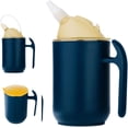 thumbnail image 1 of Senior Sippy Cup for Adults 400ml Leak Proof Drinking Aid with Two Lids and Handles, 3 in 1 for Patients, Disabled, Maternity Care, 1 of 3