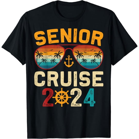Senior Squad 2024 Family Friend Matching Summer Vacation T-Shirt