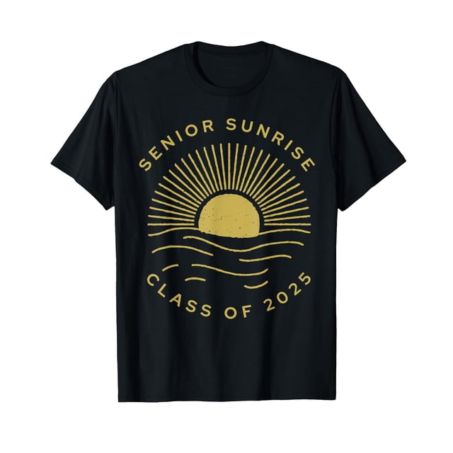 Senior Sunrise 2025 High School 12th Twelfth Grade Sun TShirt