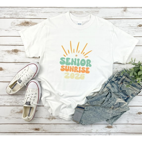 Senior Sunrise 2026 Class of 2026 My Last First Day Graduation Unisex T-Shirt, up to size 5XL