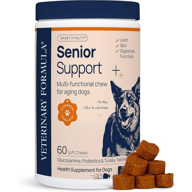Veterinary Formula Senior Support Supplement for Dogs, Smart