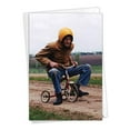 thumbnail image 1 of Senior Trike - Men's Happy Birthday Greeting Card with Envelope (4.63 x 6.75 Inch) - Humorous Birthday Note Card for Dad, Grandpa, Elderly - Funny Senior Citizen Bike Ride, Congratulations C6435BDG, 1 of 3