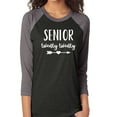 thumbnail image 1 of Senior Twenty Twenty Unisex 3/4 Sleeve Baseball Raglan Tee, 1 of 1