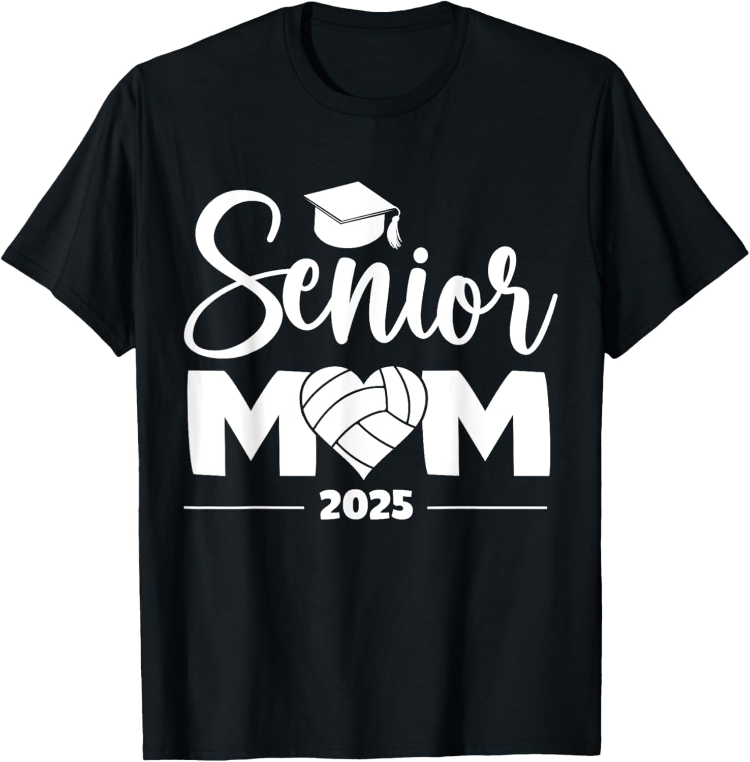 Senior Volleyball Mom 2025 Proud Mom of Graduation 2025 TShirt