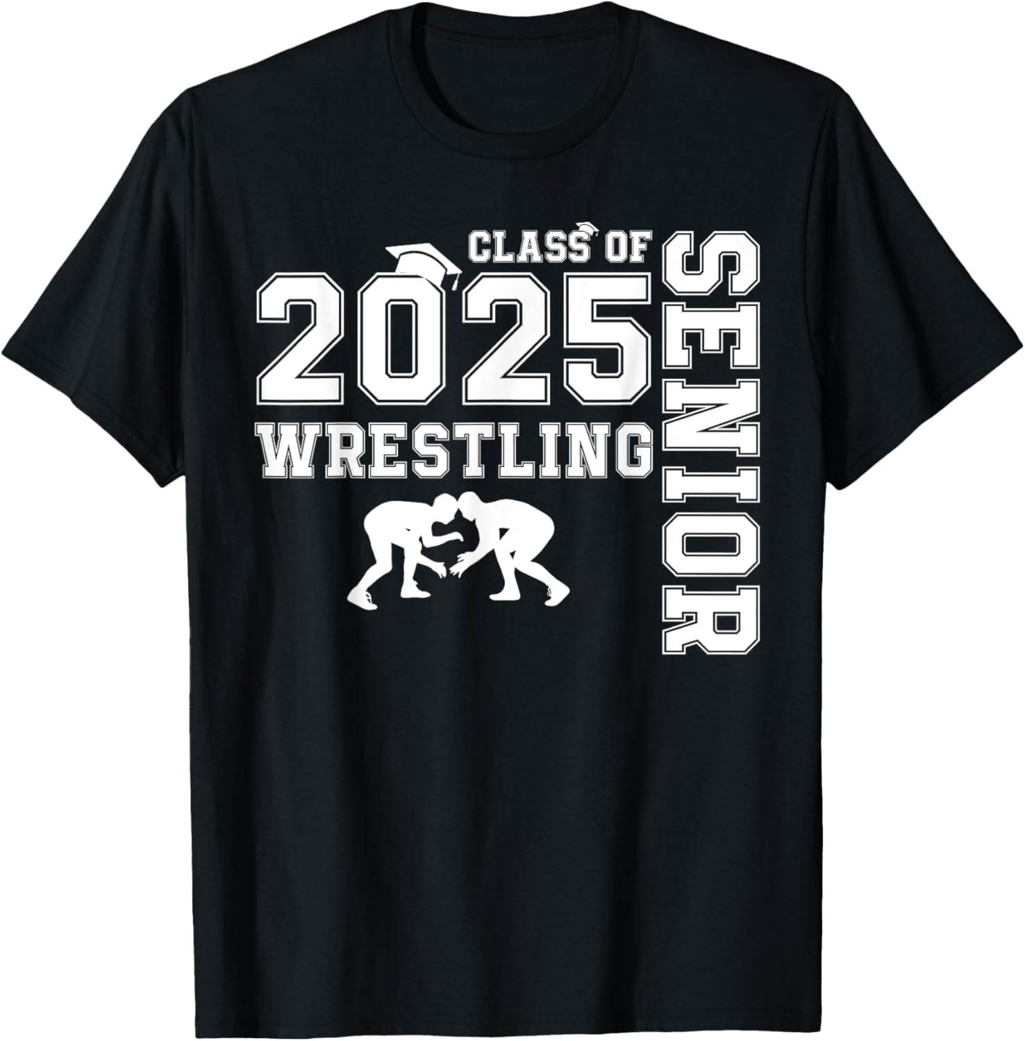 Senior Wresting Player 2025, Class Of 2025 Senior Wrestler TShirt