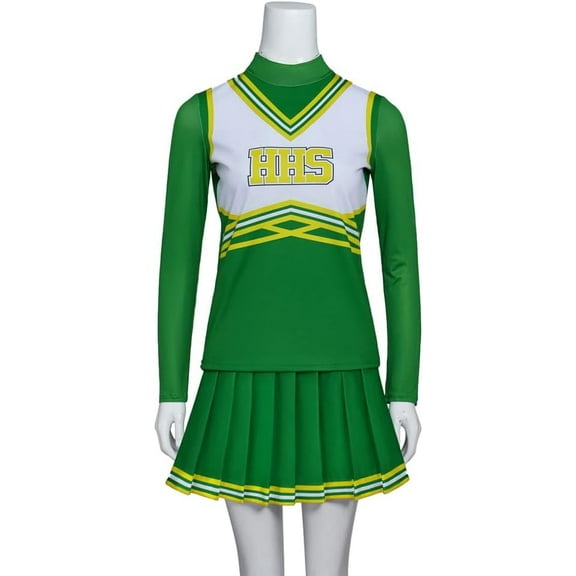 Senior Year Cheer Uniform Dress Green High School Musical Cheerleader Cheerleading Outfit