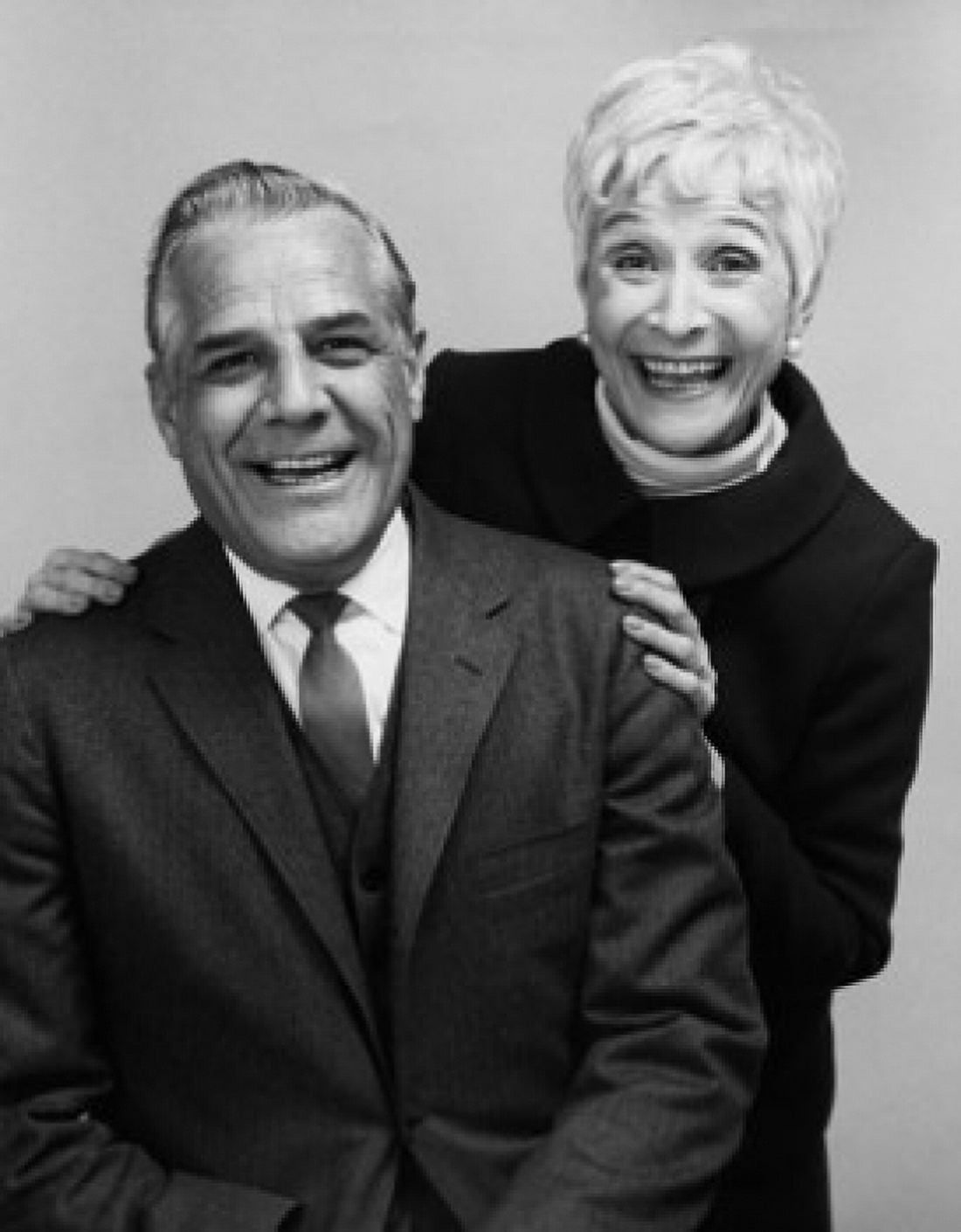 Senior couple smiling Canvas Art - (24 x 36)