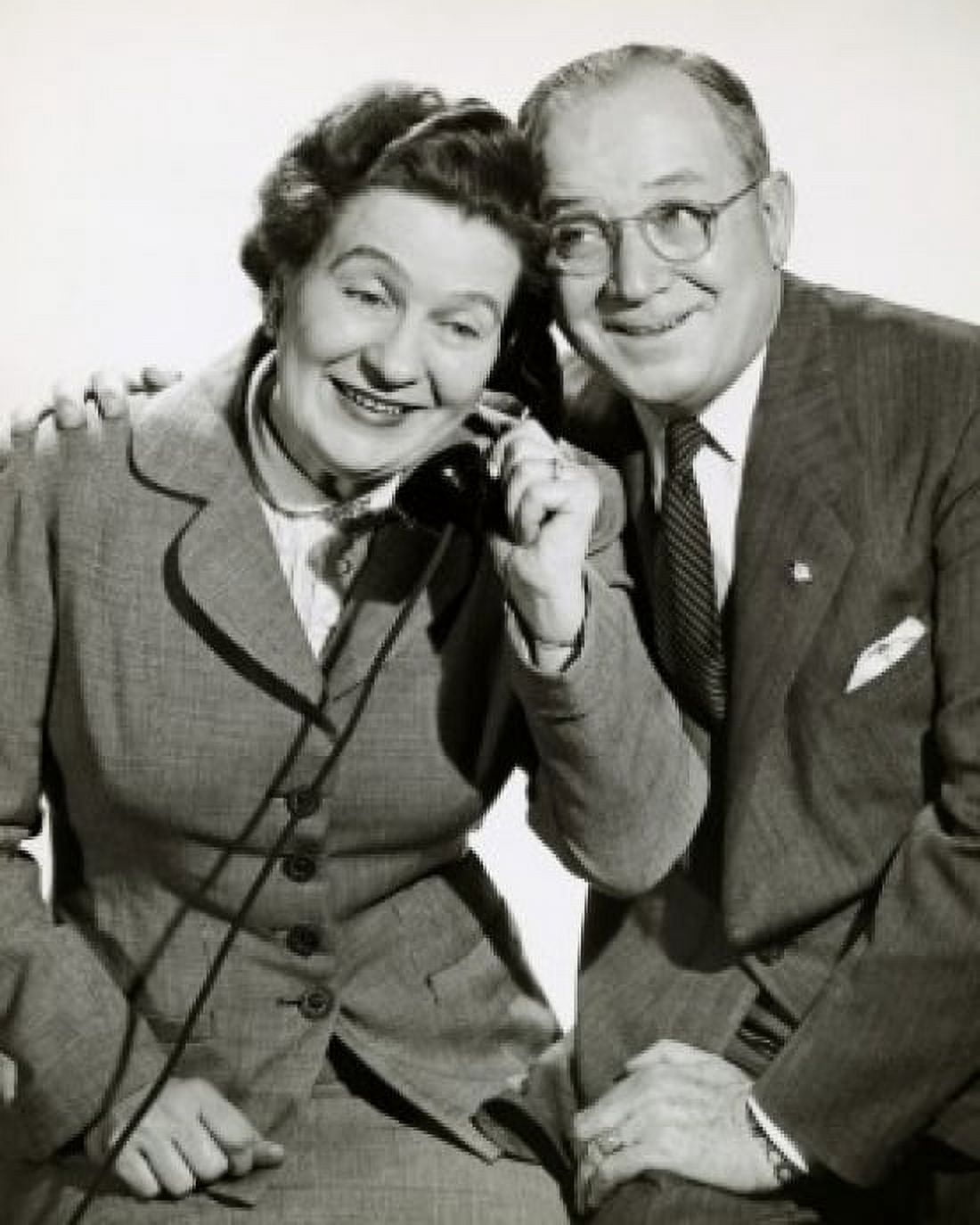 Senior couple using a telephone Canvas Art -  (18 x 24)
