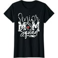 thumbnail image 1 of Senior football mom squad, grunge T-Shirt Black 4X-Large, 1 of 4