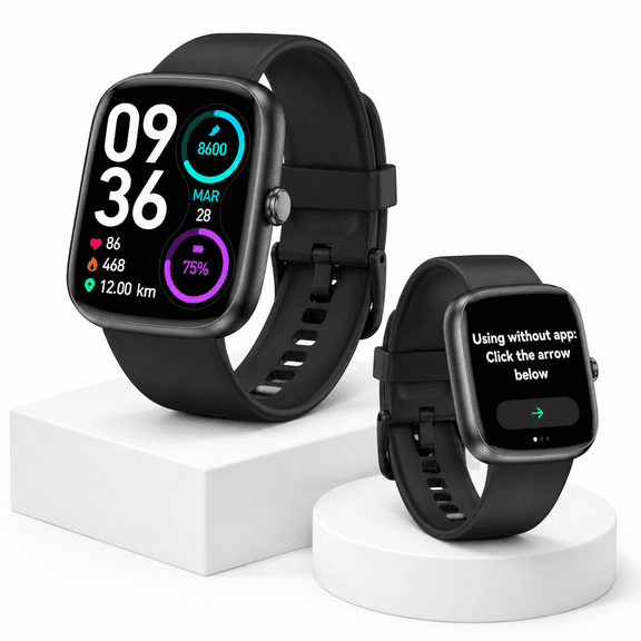 Senior-friendly Pedometer Watch Step Counter No App Or Phone Required