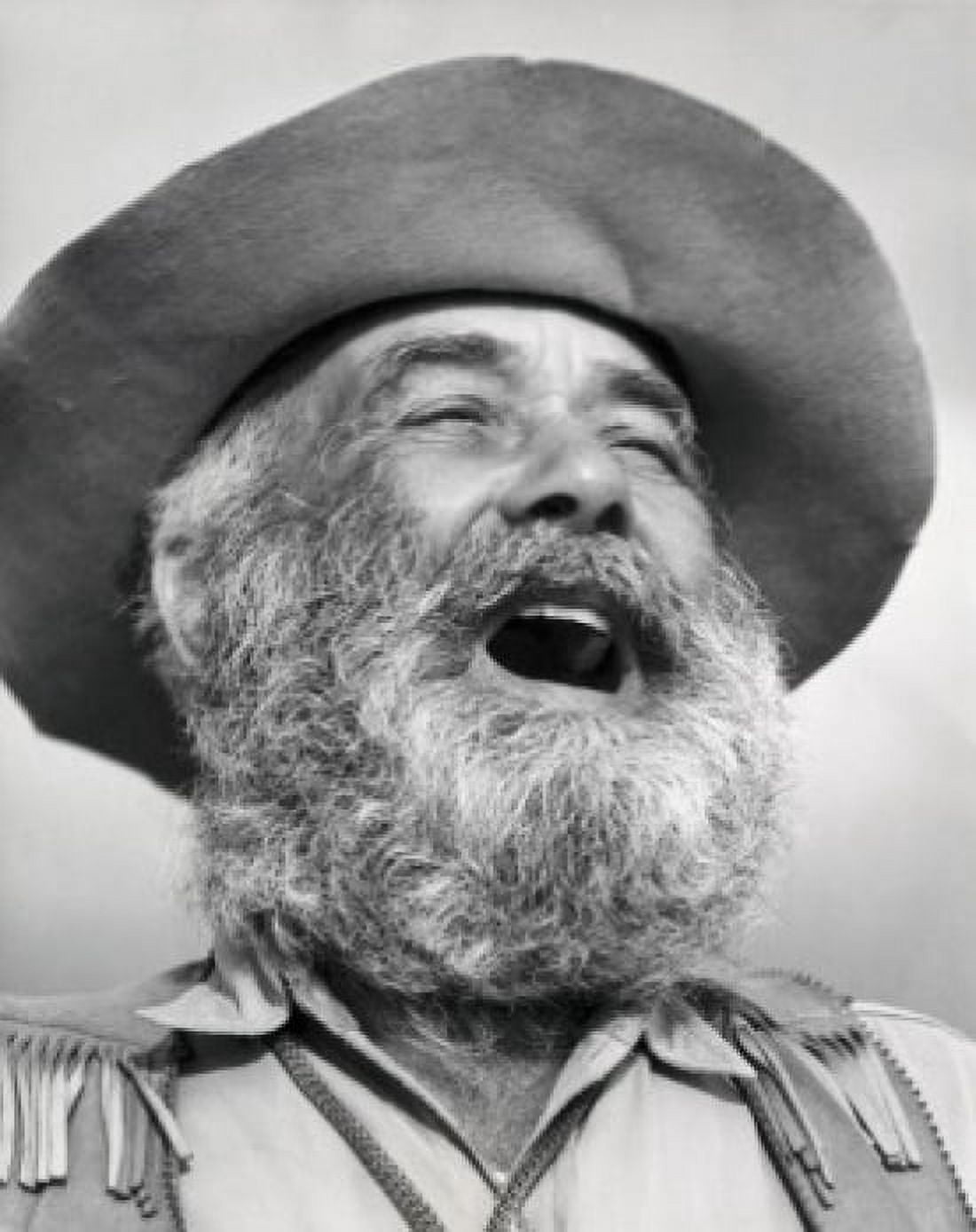 Senior man laughing Canvas Art - (18 x 24)