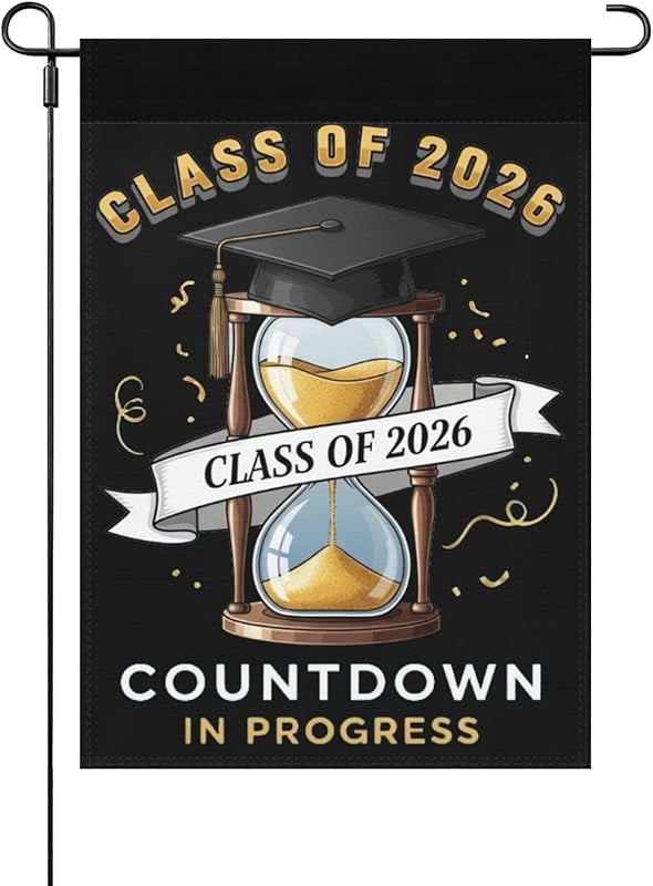 Seniors Class Of 2026 Countdown To Graduation Garden Flags Hilarious ...