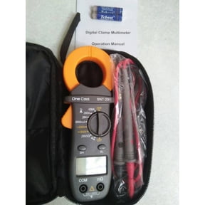 Senit AC DC Multimeter Digital Tester Voltage + AMP Clamp Tester Volt Meter SNT201