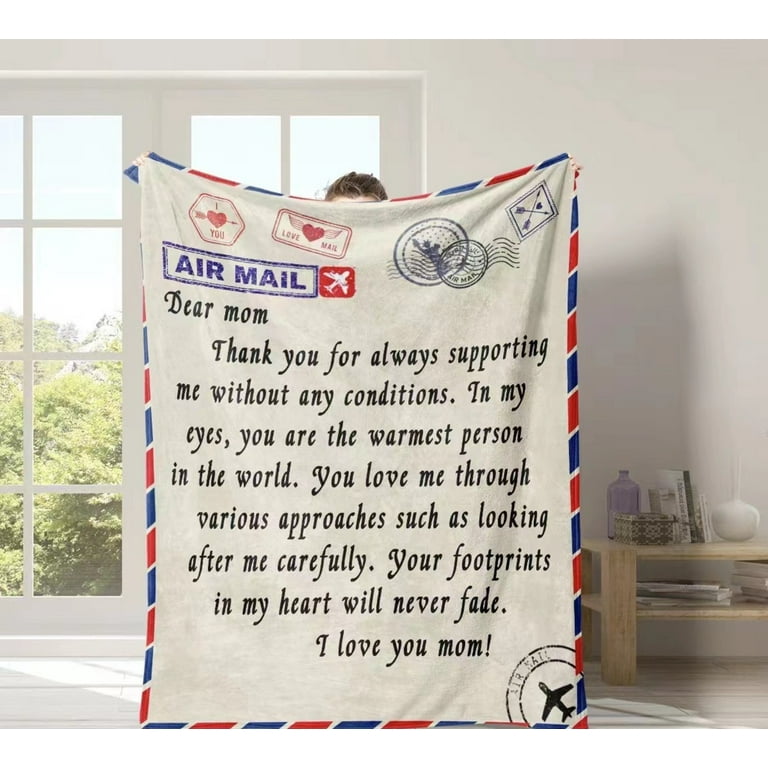 Seniver Mother s Day Sofa Throw Blankets 2024 Gifts for Moms 50 60In Digital Printing Blanket Bed Blanket Small Cover Blanket Mother s Day Gift Fleece Blanket Walmart