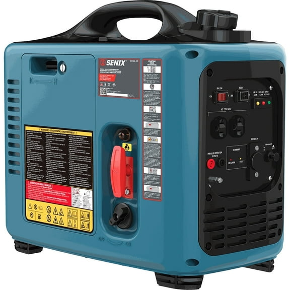 SENIX 2000W Gas Portable Inverter Generator, Super Quiet&Lightweight,CO-Alert&Low Oil Shutdown,Gasoline Generator for Home Backup,Camping,RV Ready