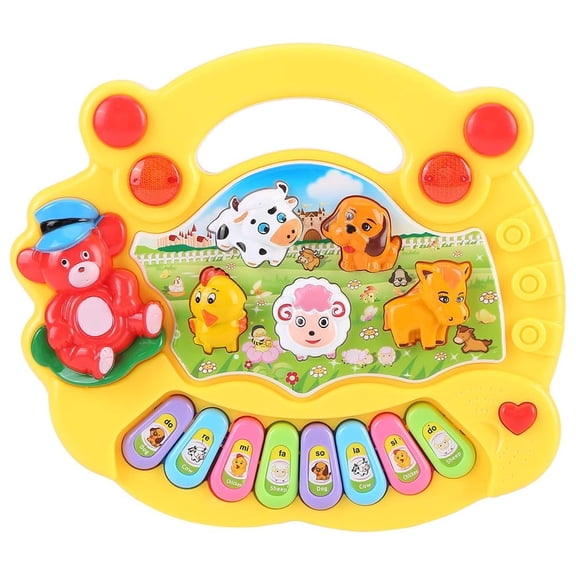 Senjay Fdit Baby Musical Educational Piano Toy Animal Farm Developmental Music Toys Kids Children Gifts,Animal Sound Music Toy,Baby Piano Toy