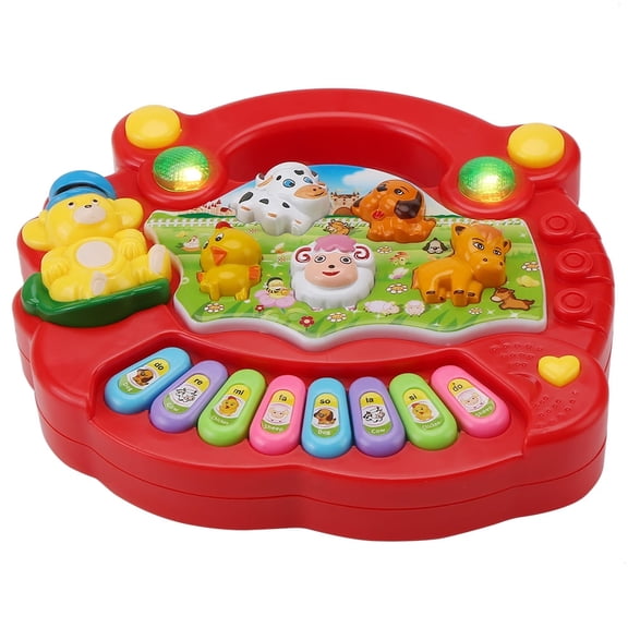 Senjay Fdit Baby Musical Educational Piano Toy Animal Farm Developmental Music Toys Kids Children Gifts,Animal Sound Music Toy,Baby Piano Toy
