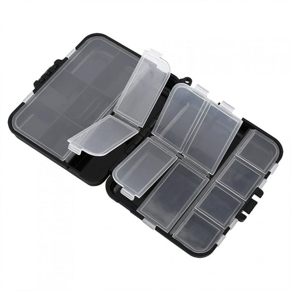 Senjay Portable Bait Plastic Storage Box, Fishing Tackle Boxes, For Fishing Angler