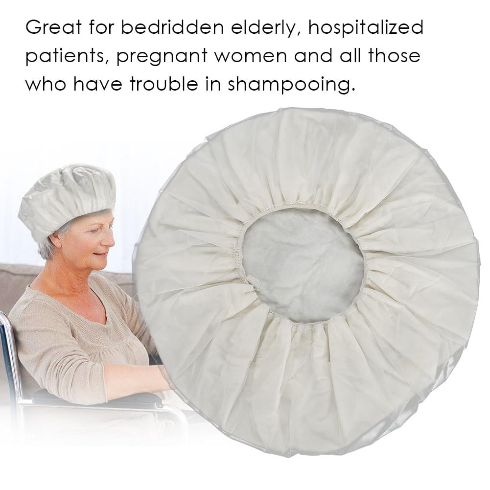 Senjay No Rinse Shampoo Cap No Rinse Shower Cap for Elderly Pregnant