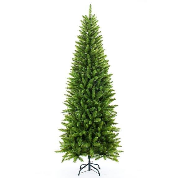 Senjie Artificial Pencil Tree,Classic Christmas Decor With Mental Stand 5 FT