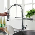 thumbnail image 1 of Senlesen Chrome Kitchen Faucet Swivel Sink Pull Down Sprayer Mixer Tap, 1 of 18