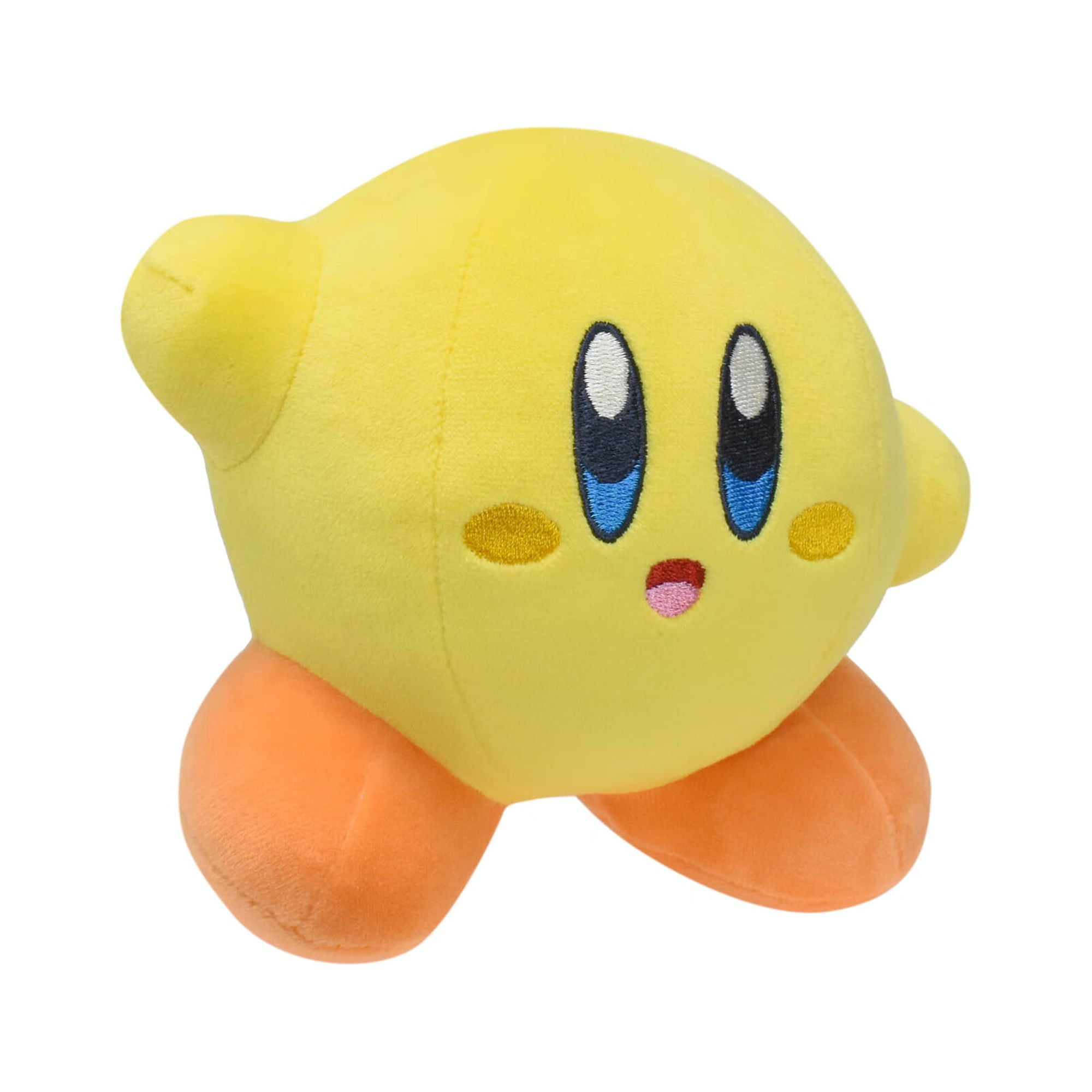 Senlix Kirby Plush Toy 6" Yellow Kirby Raising Hand Smile Stuffed