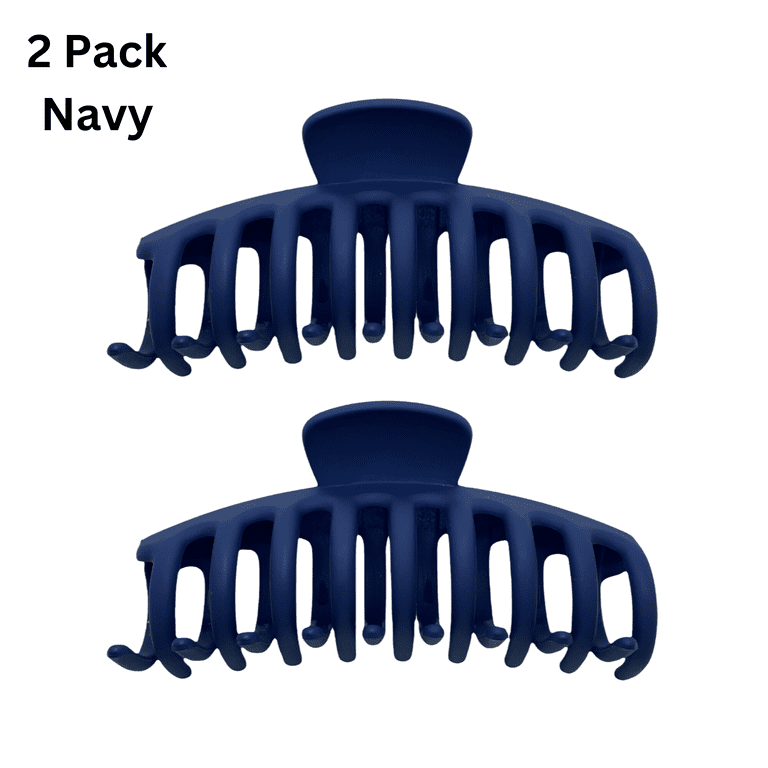 HAIR CLAW LARGE NAVY BLUE HAIR CLAW LARGE NAVY BLUE