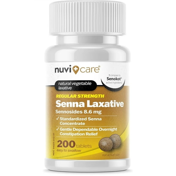 Senna Laxative Sennosides 8.6 mg 200 Tablets