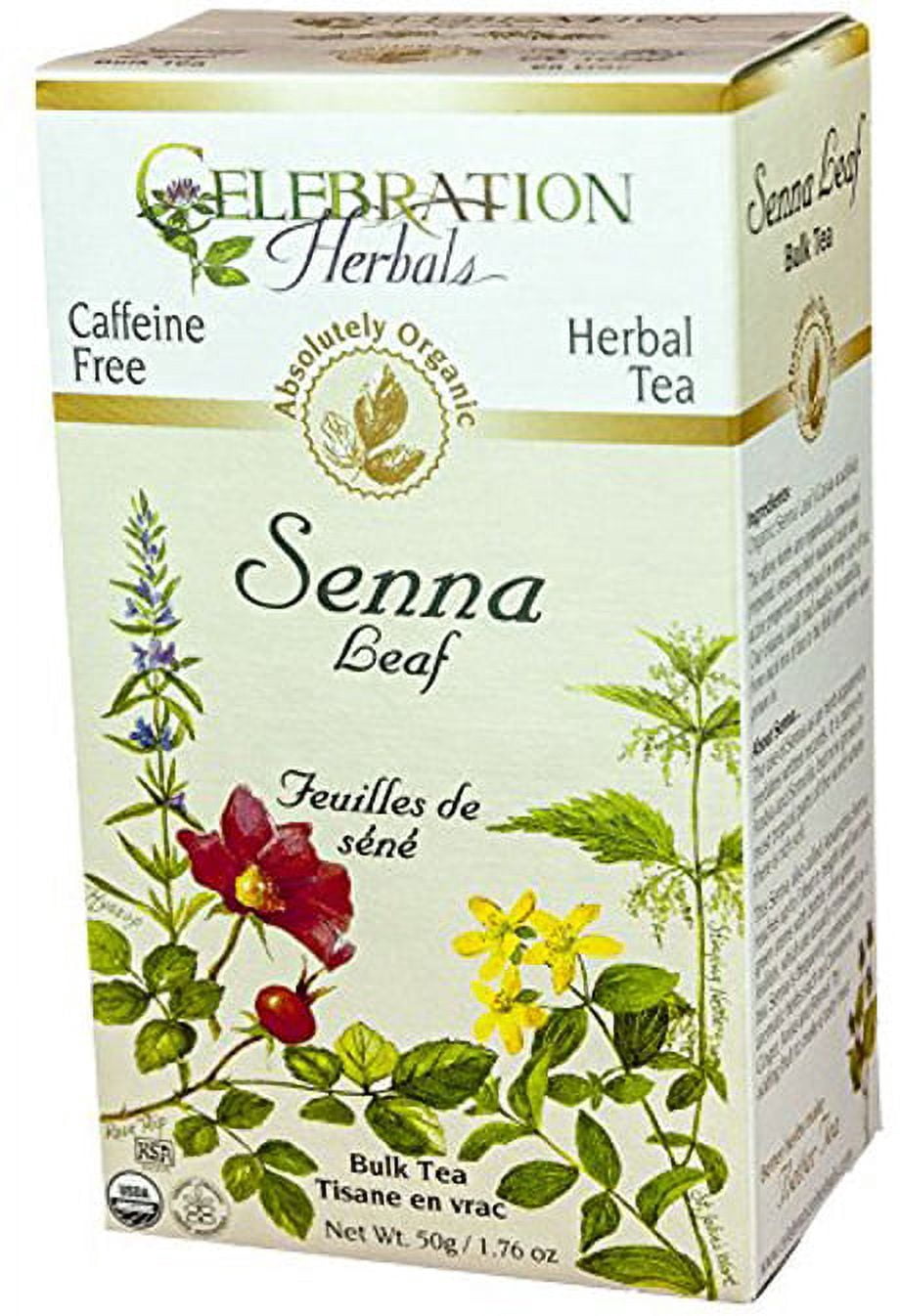 Senna Leaf c/s Organic 50 GM - Walmart.com