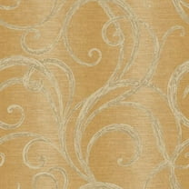 Senna Scroll Wallpaper Bolt- Squash