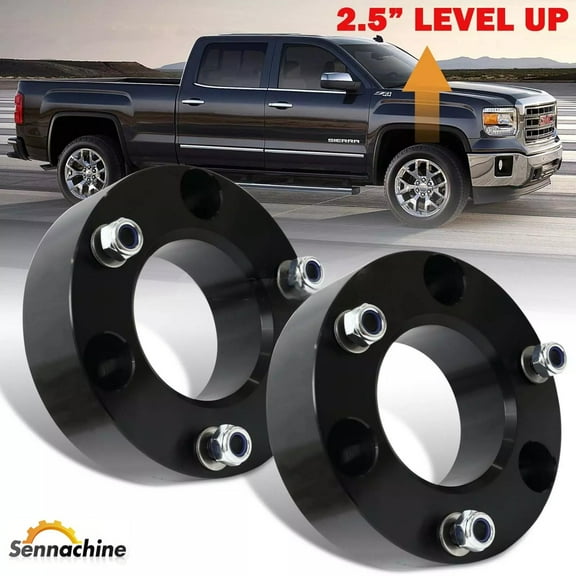 Sennachine 2.5" Front Leveling Lift Kit For 2007-2024 Chevy Silverado GMC Sierra 1500 2/4WD