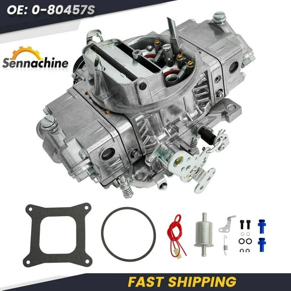 Sennachine Carburetor for Mercury Commuter 390 1961 - 1967 6.4L 4-Barrel Carburetor 0-80457S 4160 Performance 600 CFM