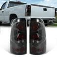 thumbnail image 1 of Sennachine For 1999-2006 Chevy Silverado 1500 2500 3500 Pair Smoke Tail Lights Brake Lamps, 1 of 9