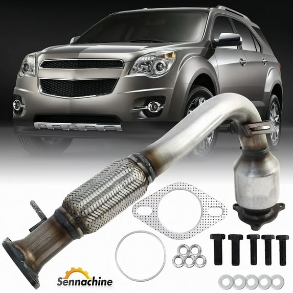 Sennachine For 2010-14 Chevy Equinox GMC Terrain 2.4L Catalytic Converter Exhaust Flex Pipe