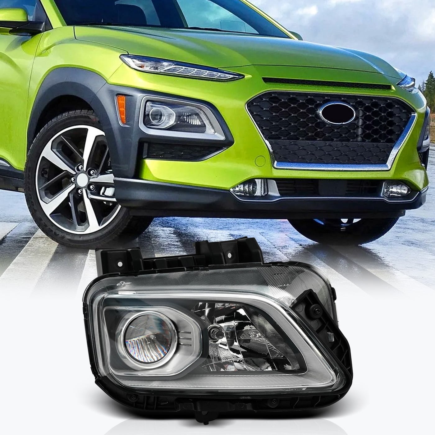 Sennachine Headlight Assembly Compatible With 2018 2019 2020 2021 ...