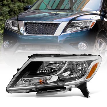 Pair (Left+Right) Munirater Halogen Headlights With LED DRL For Nissan Pathfinder 2017-2020
