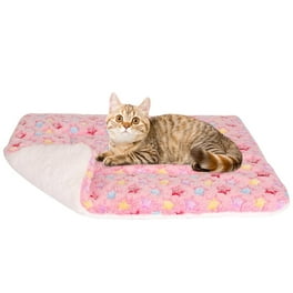 YDxl Cat Cushion Round Keep Warmth Super Soft Dogs Kitten Sleeping Cushion Bed for Household Light Pink M Walmart