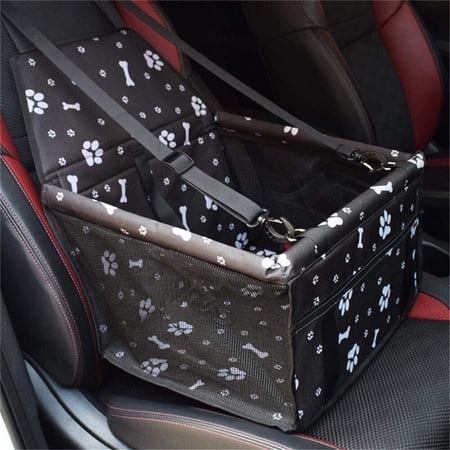 Sennaux Pet Car Seat Front Pet Dog Booster Seat Carrier Protector for Dogs Cats Puppy, with PVC Tube, Blue