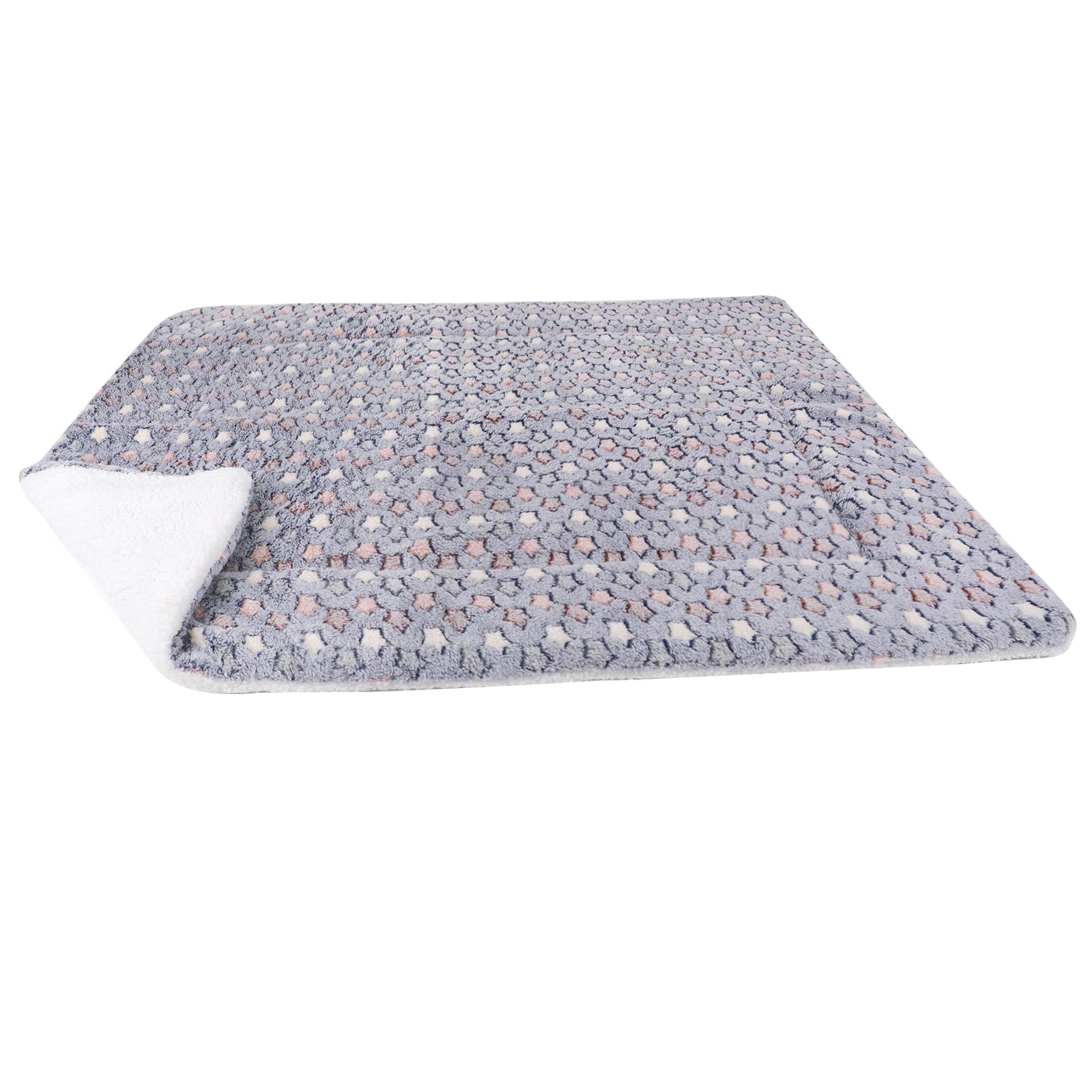 Sennaux Washable Pet Bed Mat: Soft Reversible Fleece, Medium to Large ...