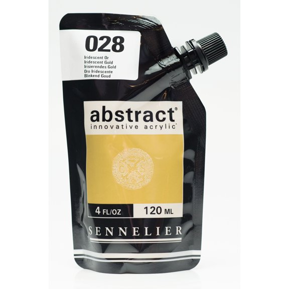 Sennelier Abstract Acrylic, 120ml, Iridescent, Iridescent Gold