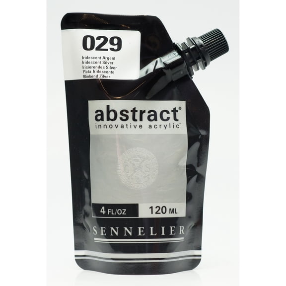 Sennelier Abstract Acrylic, 120ml, Iridescent, Iridescent Silver