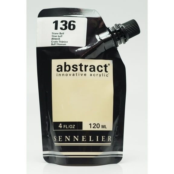 Sennelier Abstract Acrylic, 120ml, Satin, Titanium Buff