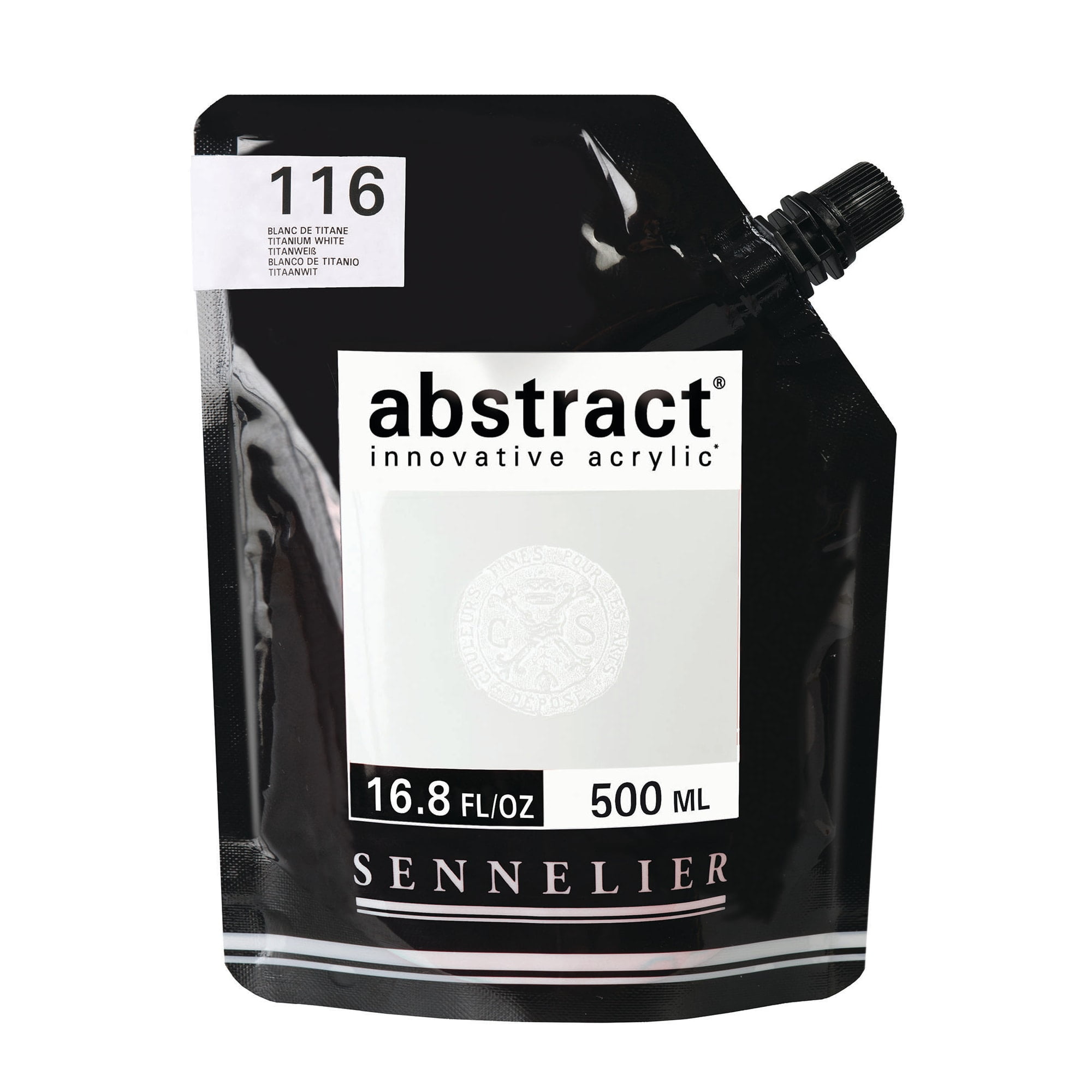 Sennelier Abstract Acrylic Gesso - White, 500 ml