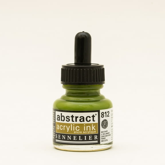 Sennelier Abstract Acrylic Ink, 30ml Bottle, Light Olive Green