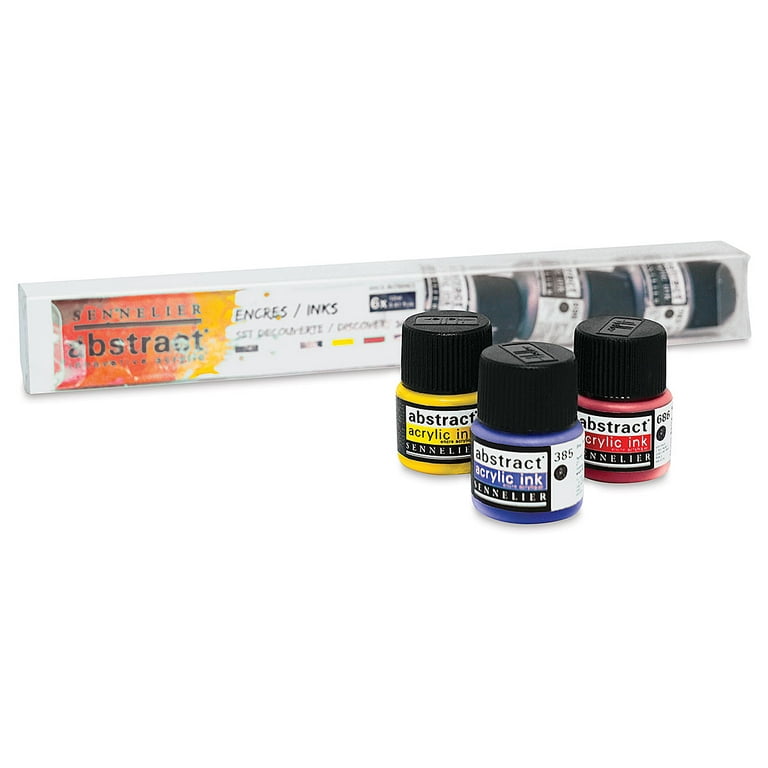 Sennelier Abstract Acrylic Ink - Set of 6, 0.4 oz