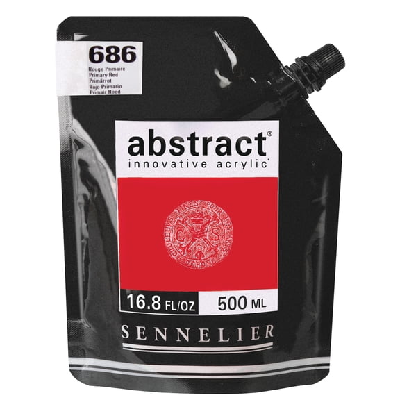 Sennelier Abstract Acrylics, 500ml, Primary Red