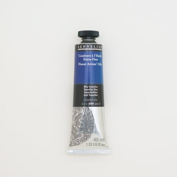 Sennelier Artists' Oil Color, 40ml Tube, Sennelier Blue S2