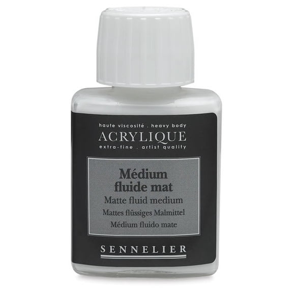 Sennelier Acrylique Fluid Medium - Matte, 75 ml bottle