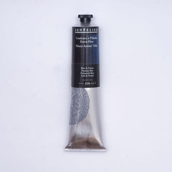 Sennelier Artists' Oil Color, 200ml Tube, Prussian Blue S2